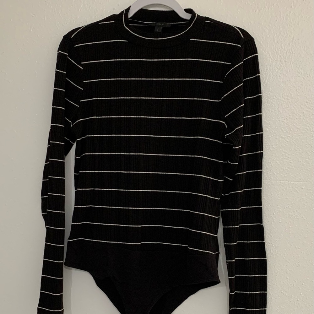 J Crew Women’s Mock Turtleneck Bodysuit L